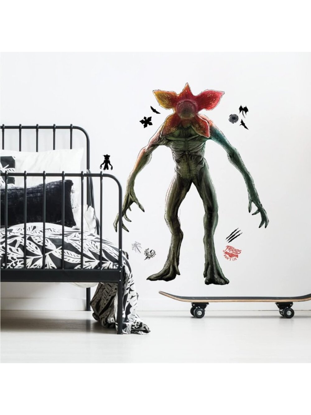 Giant Demogorgon Wall Decal - Peel and Stick, Perfect for Stranger Things Fans